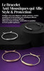 Bracelet Répulsif Anti-Moustiques Réglable (Adultes & Enfants)